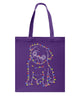 Image of Coliful Dog Led Light Limited Classic T-Shirt - Basketweave Tote Bag - Mug