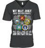 Image of We May Joke About Another Branch Limited Classic T-Shirt - Guys V-Neck - Ladies V-Neck