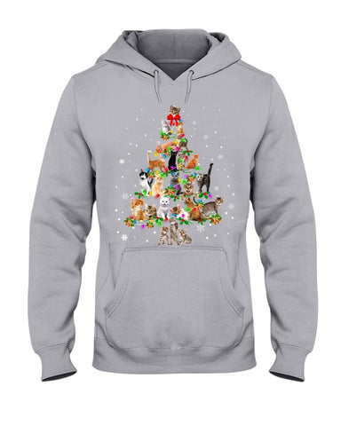 Unique Cat Christmas Tree Limited Classic T-Shirt - Youth Tee - Hoodie