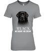 Image of Black Labrador No Sugar No Cream Mug - Ladies Tee - Youth Tee