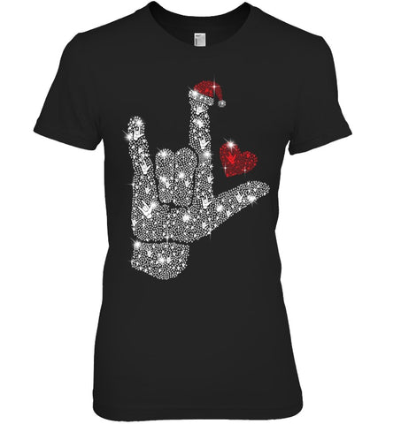 Sign Language Bright T-Shirt - Guys Tee - Ladies Tee