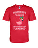 Image of Flamingos Are Awesome Limited Classic T-Shirt - Guys V-Neck - Unisex Long Sleeve