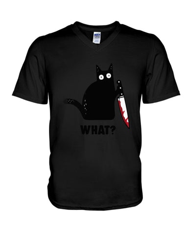 Murdered Cat T-Shirt - Guys V-Neck - Mug