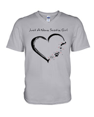 Just A Nova Scotia Girl Limited Classic T-Shirt - Guys V-Neck - Mug