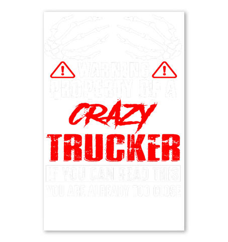 Crazy Trucker Limited Classic T- Shirt - Mug - Poster