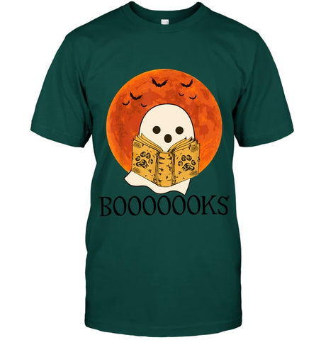 Boo Loves Booooooks T-Shirt - Guys Tee - Ladies Tee