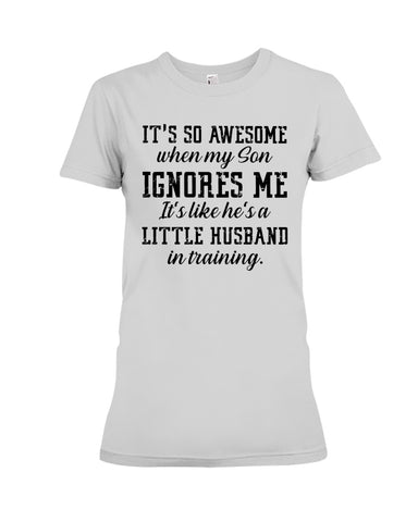 Little Husband In Training T-Shirt - Youth Tee - Ladies Tee