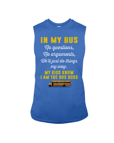 In My Bus I'm The Bus Boss Tote Bag - Unisex Long Sleeve - Sweatshirt