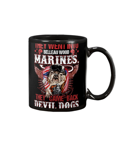 Belleauwood Marines - Devil Dogs T-Shirt - Guys V-Neck - Mug