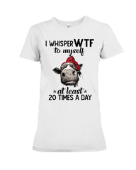 Whisper Wtf Cow Limited Classic T-Shirt - Ladies Tee - Hoodie