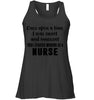 Image of I Stared Working As A Nurse Limited Classic T- Shirt - Ladies Flowy Tank - Unisex Long Sleeve