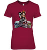 Image of Colorful Skull Of Three Girls T-Shirt - Ladies Tee - Youth Tee