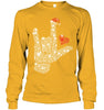 Image of Sign Language Bright T-Shirt - Unisex Long Sleeve - Sweatshirt