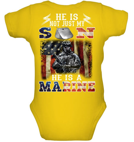 He Is Not Just My Son He Is A Marine Limited Classic T-Shirt - Unisex Tank Top - Baby Onesie