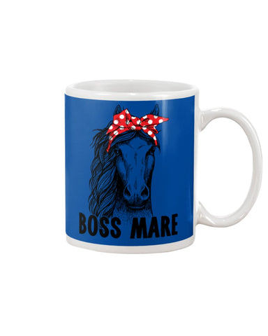 Boss Mare Horse Limited Classic T- Shirt - Unisex Long Sleeve - Mug