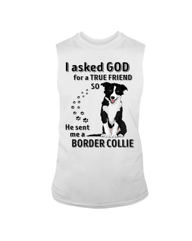 A True Friend Border Collie Limited Classic T-Shirt - Guys Tee - Unisex Long Sleeve