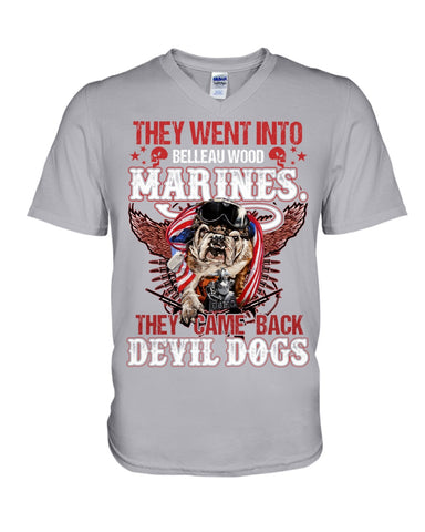 Belleauwood Marines - Devil Dogs T-Shirt - Guys V-Neck - Mug