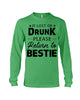 Image of If Lost Or Drunk Please Return To Bestie Limited Classic T- Shirt - Ladies Tee - Unisex Long Sleeve