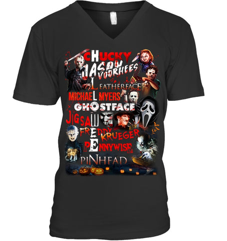 Long Horrible Halloween Limitted Classic T-Shirt - Guys V-Neck - Ladies V-Neck