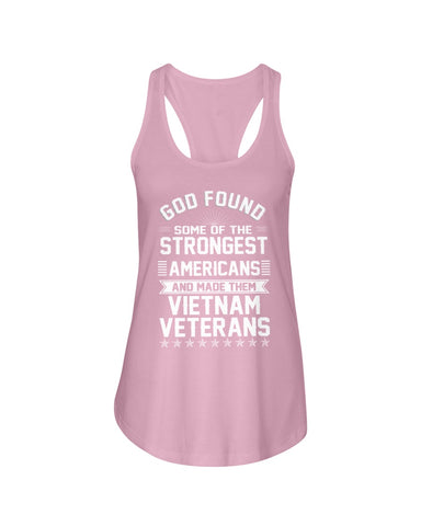 Vietnam Veterans- Strongest Americans Tote Bag - Ladies Flowy Tank - Hoodie