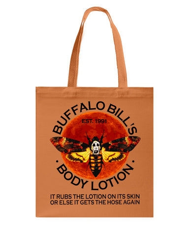 Buffalo Bill's Body Lotion Limited Classic T- Shirt - Guys Tee - Basketweave Tote Bag