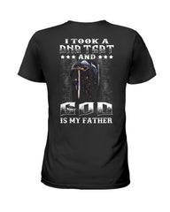 I Took A Dna Test And God Is My Father Tote Bag - Ladies Tee - Guys V-Neck