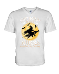 Assuming Nurse Witch Limited Classic T-Shirt - Guys V-Neck - Unisex Long Sleeve