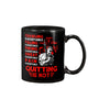 Image of Crawing Falling Puking Sweat Pain Is Acceptable, Quitting Is Not T-Shirt - Guys V-Neck - Mug