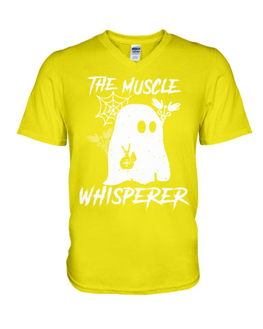 Ghost-The Muscle Whisperer Limited Classic T- Shirt - Guys V-Neck - Basketweave Tote Bag