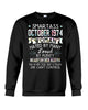 Image of Smartass October 1974 Classic T-Shirt - Sweatshirt - Unisex Tank Top