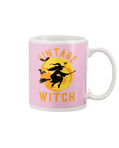 Vintage Witch Limited Classic T-Shirt - Basketweave Tote Bag - Mug