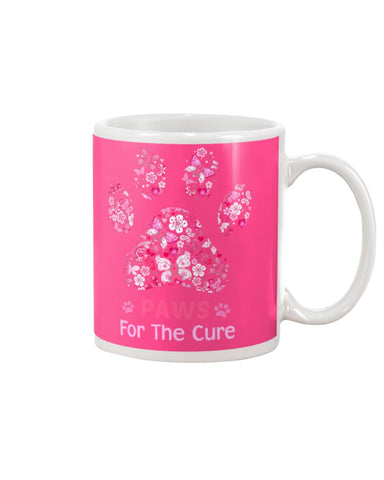Paws For The Cure - Black Mug