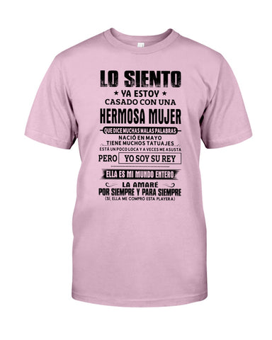 Lo Siento May Man Limited Classic T- Shirt - Guys Tee - Unisex Long Sleeve