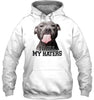 Image of Pit Bull To All My Hater Limited Classic T- Shirt - Guys Tee - Hoodie