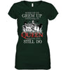 Image of Listen To Queen T-Shirt - Sweatshirt - Ladies V-Neck