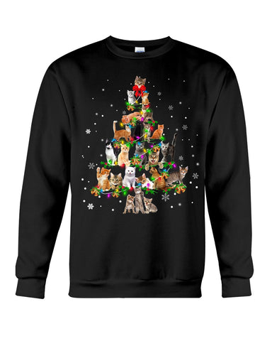 Unique Cat Christmas Tree Limited Classic T-Shirt - Unisex Long Sleeve - Sweatshirt