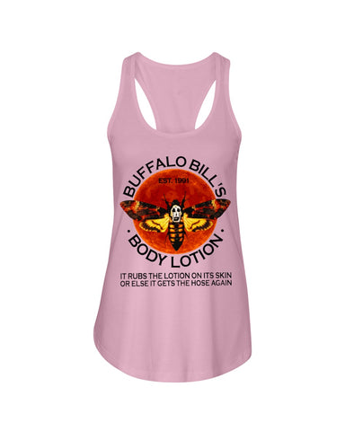 Buffalo Bill's Body Lotion Limited Classic T- Shirt - Unisex Tank Top - Ladies Flowy Tank