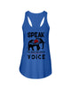 Image of Elephant Speakfor Those Who Have No Voice T-Shirt - Unisex Tank Top - Ladies Flowy Tank