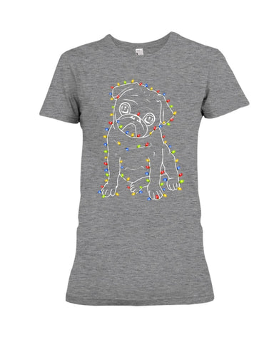 Coliful Dog Led Light Limited Classic T-Shirt - Youth Tee - Ladies Tee