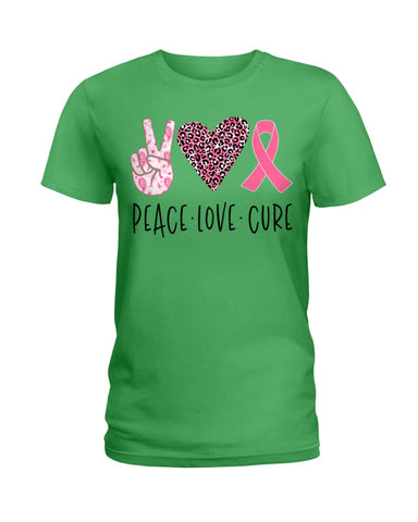 Peace-Love-Cure Sweet Limited Classic T-Shirt - Ladies Tee - Unisex Long Sleeve