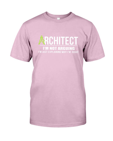 Architect- I'm Not Arguing Tote Bag - Guys Tee - Basketweave Tote Bag