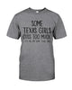 Image of Texas Girl Cuss Too Much Limited Classic T- Shirt - Guys Tee - Sweatshirt