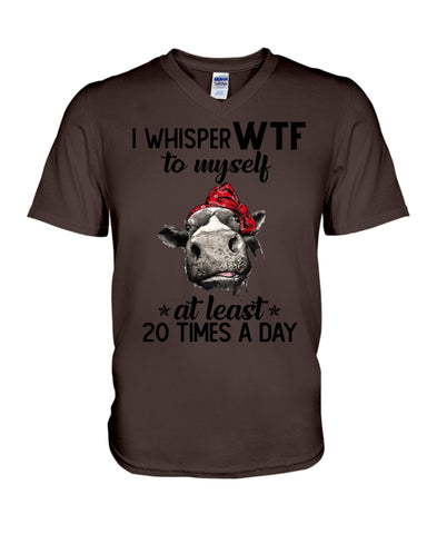 Whisper Wtf Cow Limited Classic T-Shirt - Guys V-Neck - Mug