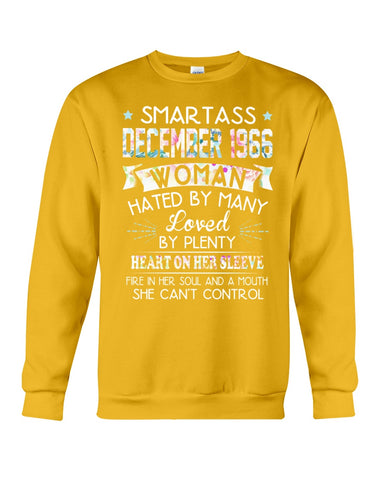 Smartass December 1966 T-Shirt - Sweatshirt - Unisex Tank Top