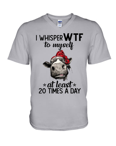 Whisper Wtf Cow Limited Classic T-Shirt - Guys V-Neck - Mug