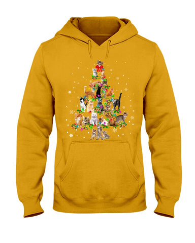 Unique Cat Christmas Tree Limited Classic T-Shirt - Youth Tee - Hoodie