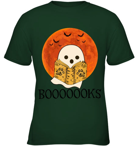 Boo Loves Booooooks T-Shirt - Ladies Flowy Tank - Youth Tee