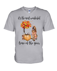 Bloodhound The Most Wonderful Time T-Shirt - Guys V-Neck - Unisex Long Sleeve