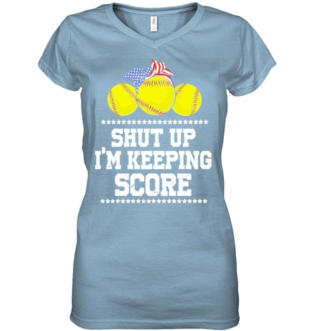 Shut Up! I'm Keeping Score Limited Classic T- Shirt - Guys V-Neck - Ladies V-Neck