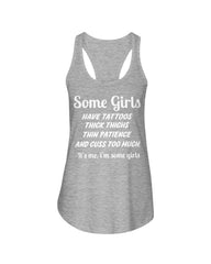 Some Girls Hate Tattoos T-Shirt - Ladies Flowy Tank - Ladies Tee